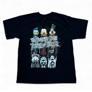 Disney Parks Twilight Zone Tower of Terror Ride T-Shirt Black Mens Size XL